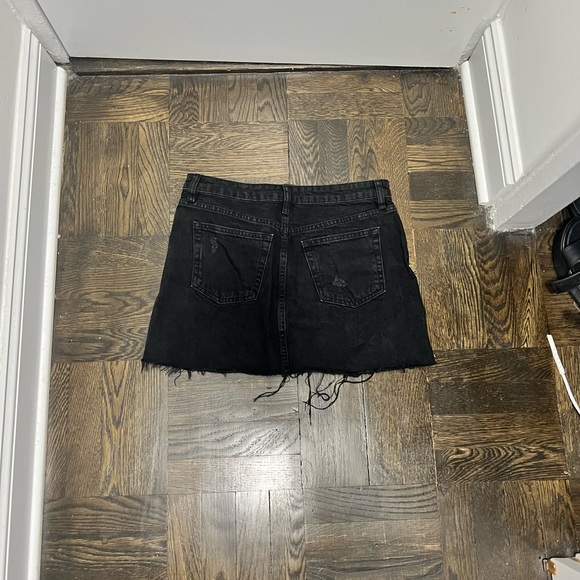 We The Free Black Denim Mini Skirt - Picture 2 of 4